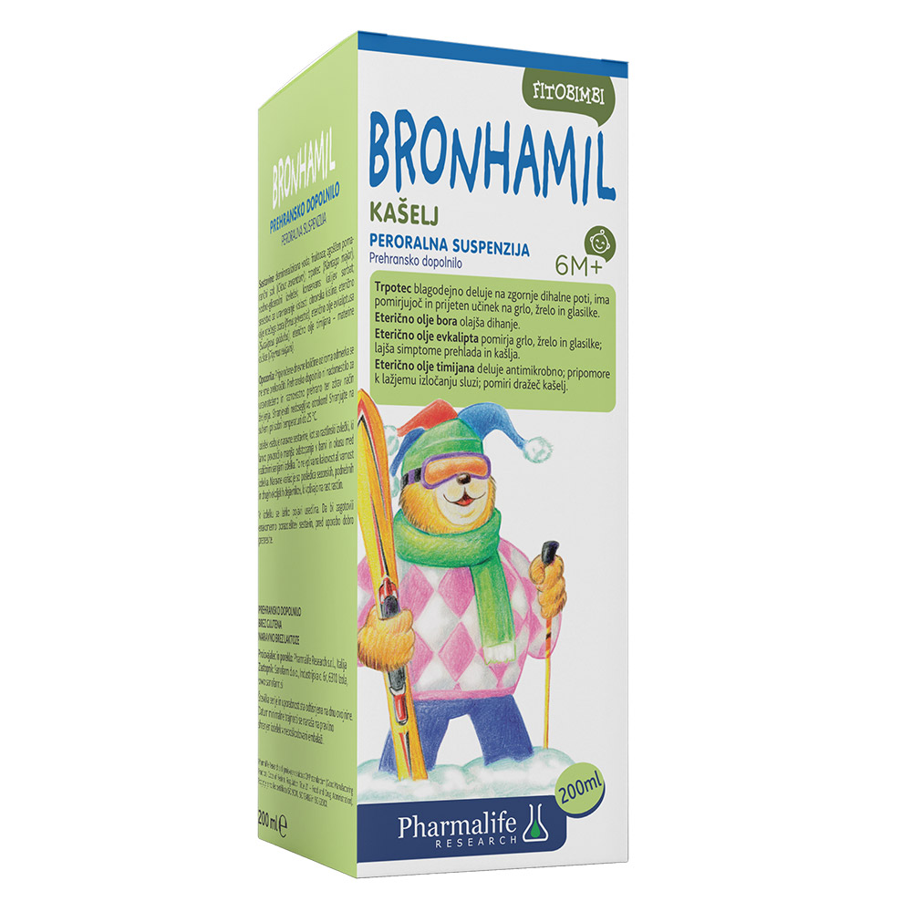 Fitobimbi Bronhamil, peroralna suspenzija (200 ml)