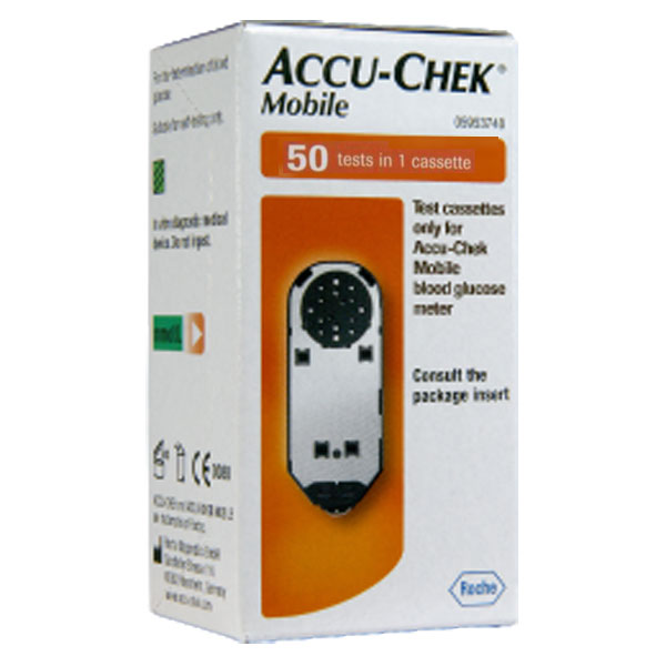 Accu-Chek Mobile, testni trak v kaseti za 50 testov