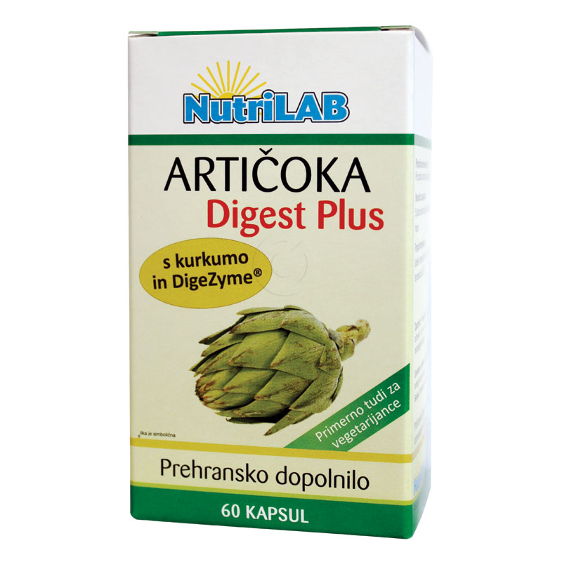 Nutrilab Artičoka Digest Plus, kapsule (60 kapsul)