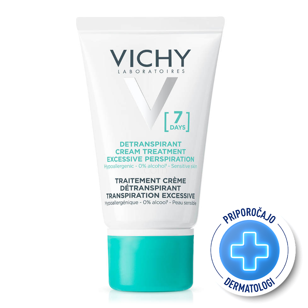 Vichy antitranspirant, krema proti potenju 7-dnevna (30 ml)