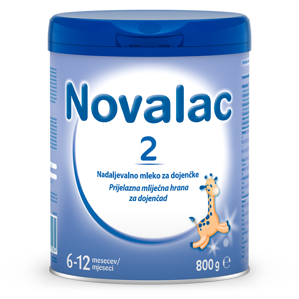 Novalac 2, nadaljevalno mleko za dojenčke (800 g)