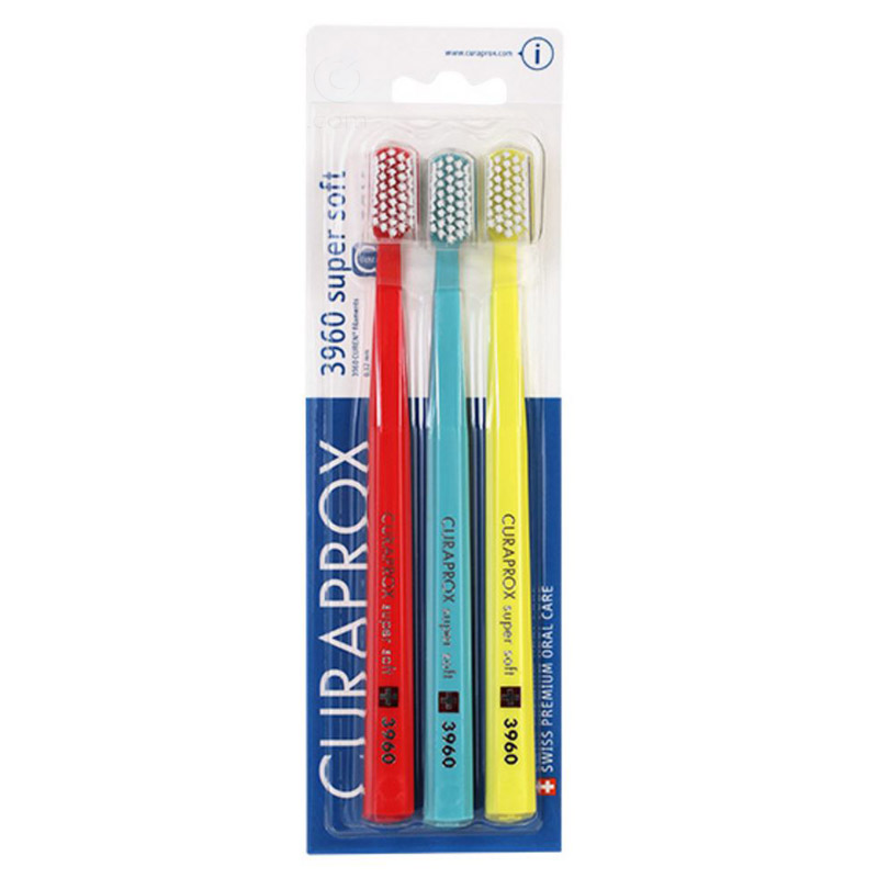 Curaprox CS 3960 Super Soft, trojno pakiranje (3 ščetke)