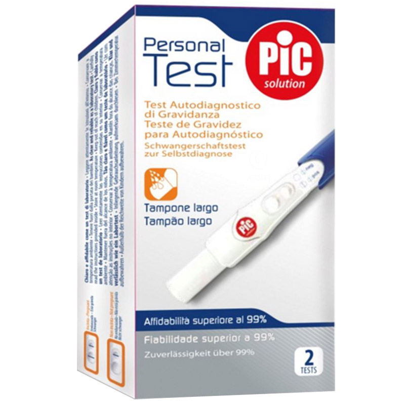 Pic test za ugotavljanje nosečnosti (2 testni paličici)