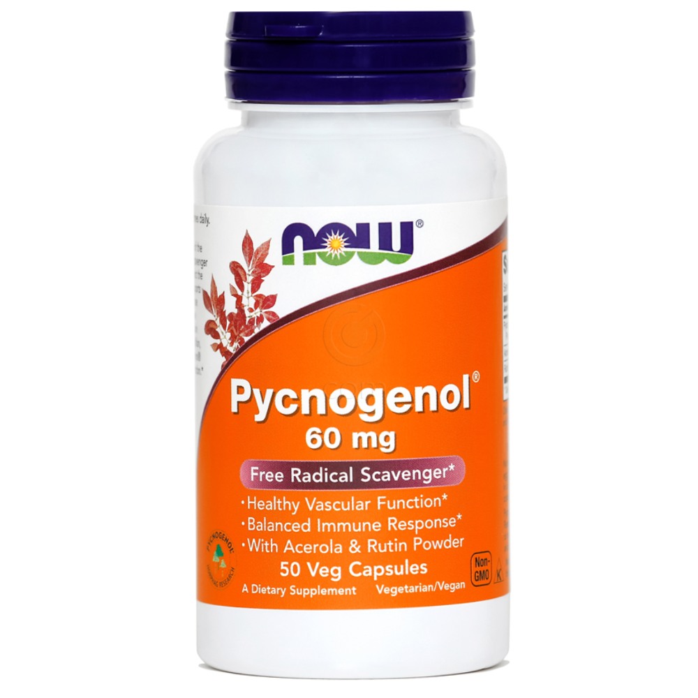 Pycnogenol 60 mg NOW, kapsule (50 kapsul)