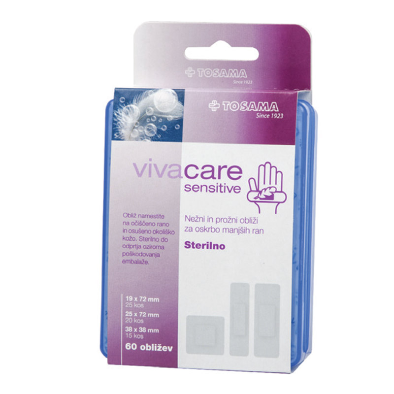 vivacare sensitive, 60 obližev