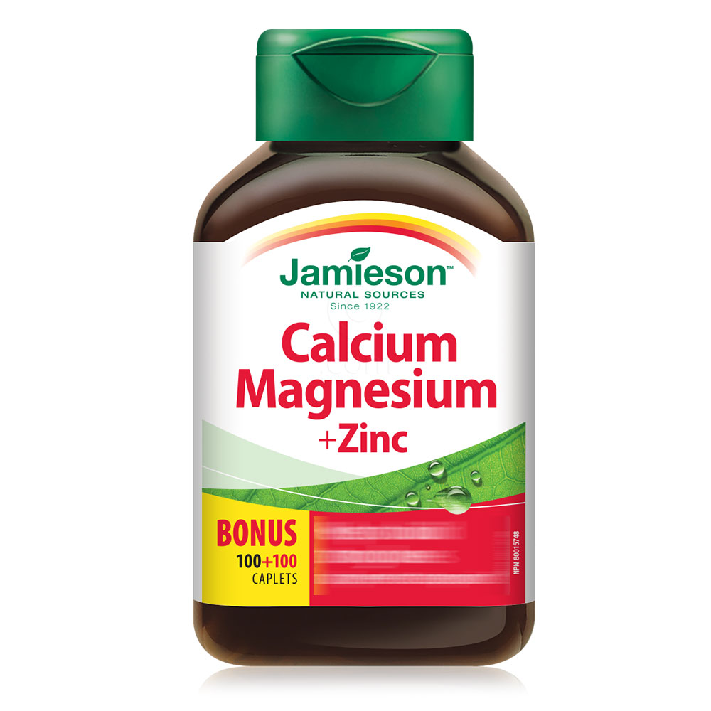 Jamieson Kalcij, Magnezij in Cink, tablete (200 tablet)
