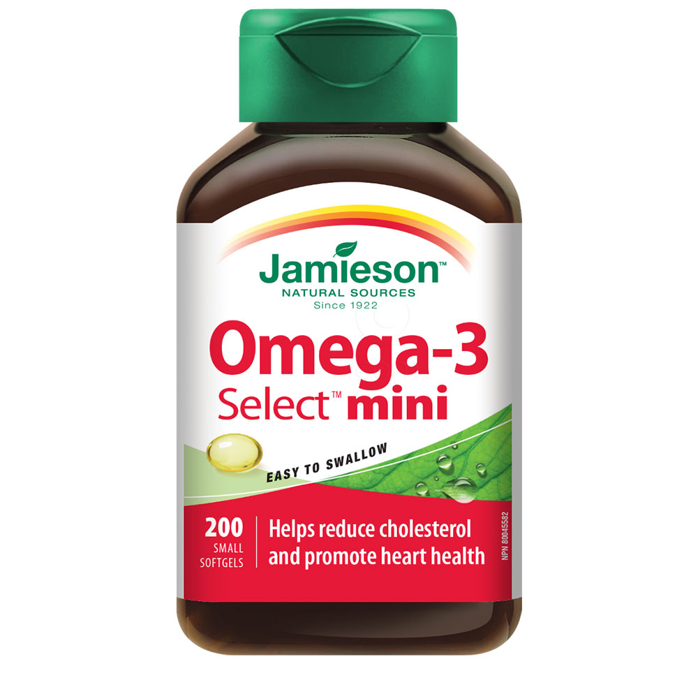 Jamieson Omega-3 Select mini, kapsule (200 kapsul)