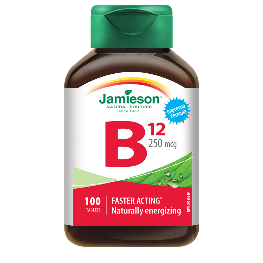 Jamieson Vitamin B12 250 µg, tablete (100 tablet)