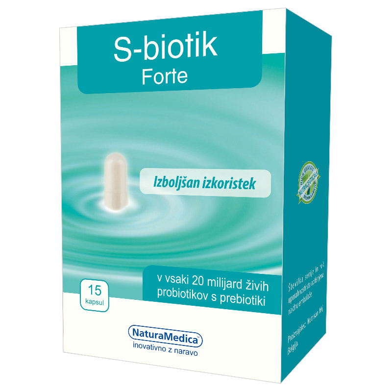 S-biotik Forte, kapsule (15 kapsul)