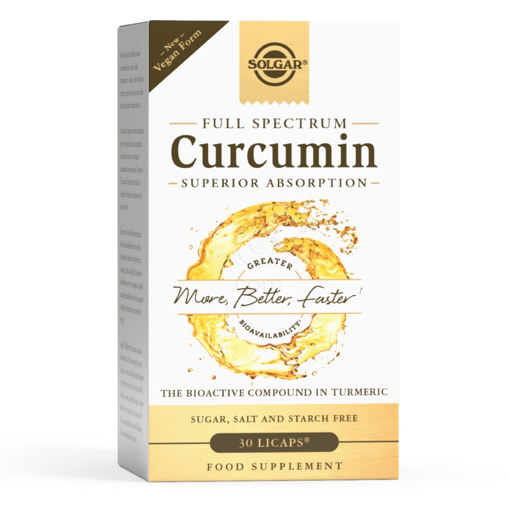 Solgar Curcumin, kapsule (30 kapsul)