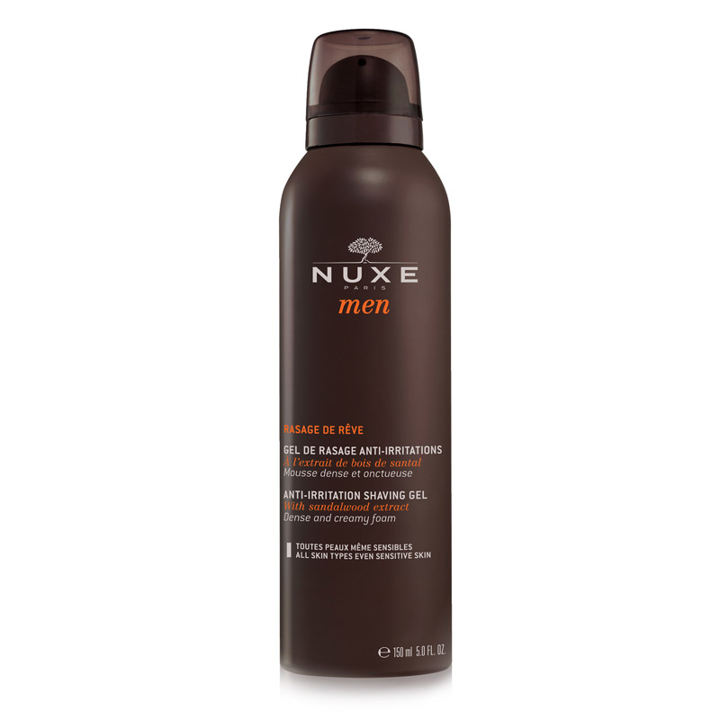 Nuxe Man Anti Irritation Shaving Gel, gel za britje proti razdraženi koži (150 ml)