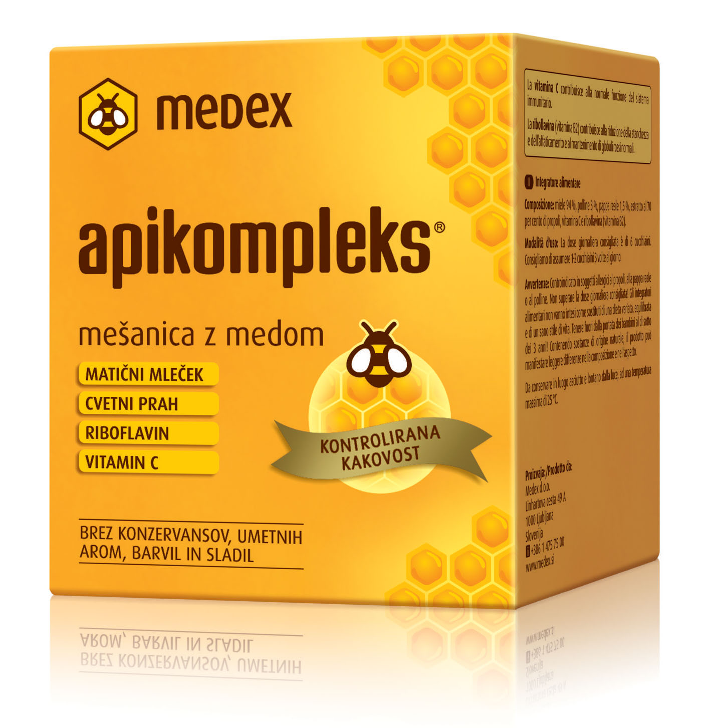Apikompleks Medex, mešanica v medu (250 g)