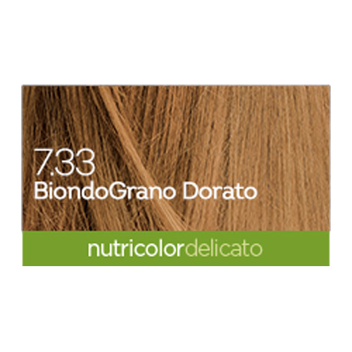 BioKap Nutricolor Delicato 7.33, barva za lase - pšenično blond (140 ml)