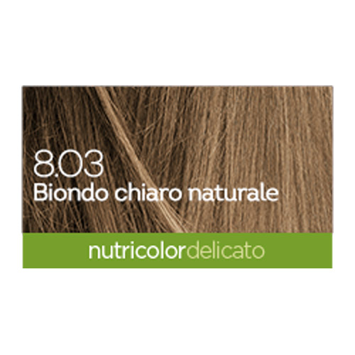 BioKap Nutricolor Delicato 8.03, barva za lase  - naravno blond (140 ml)