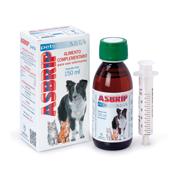 Asbrip Pets, peroralna raztopina za pse in mačke (150 ml)