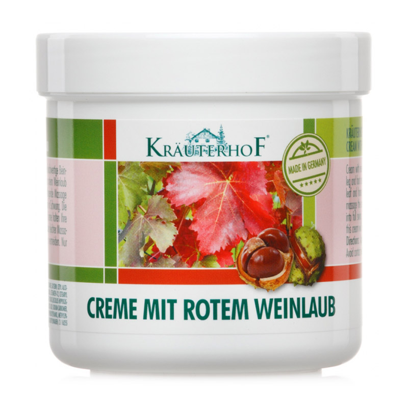 Krauterhof, krema z rdečim vinskim listjem in divjim kostanjem (250 ml)