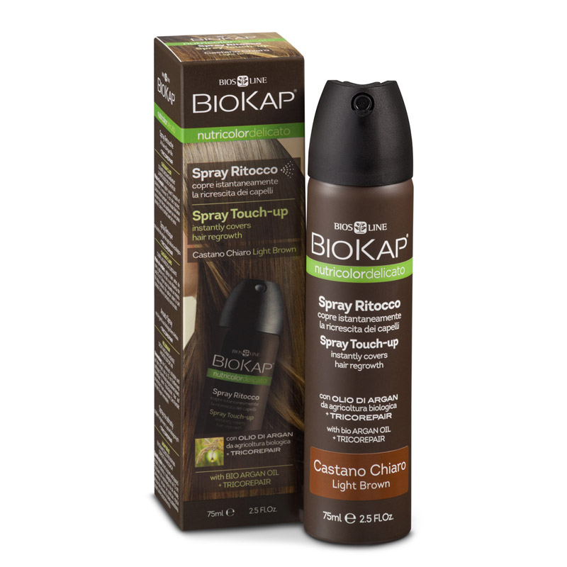 BioKap, sprej za narastek - svetlo kostanjev (75 ml)
