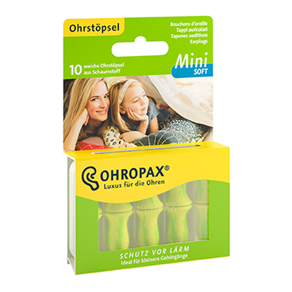 Ohropax Mini, čepki za ušesa (10 čepkov)
