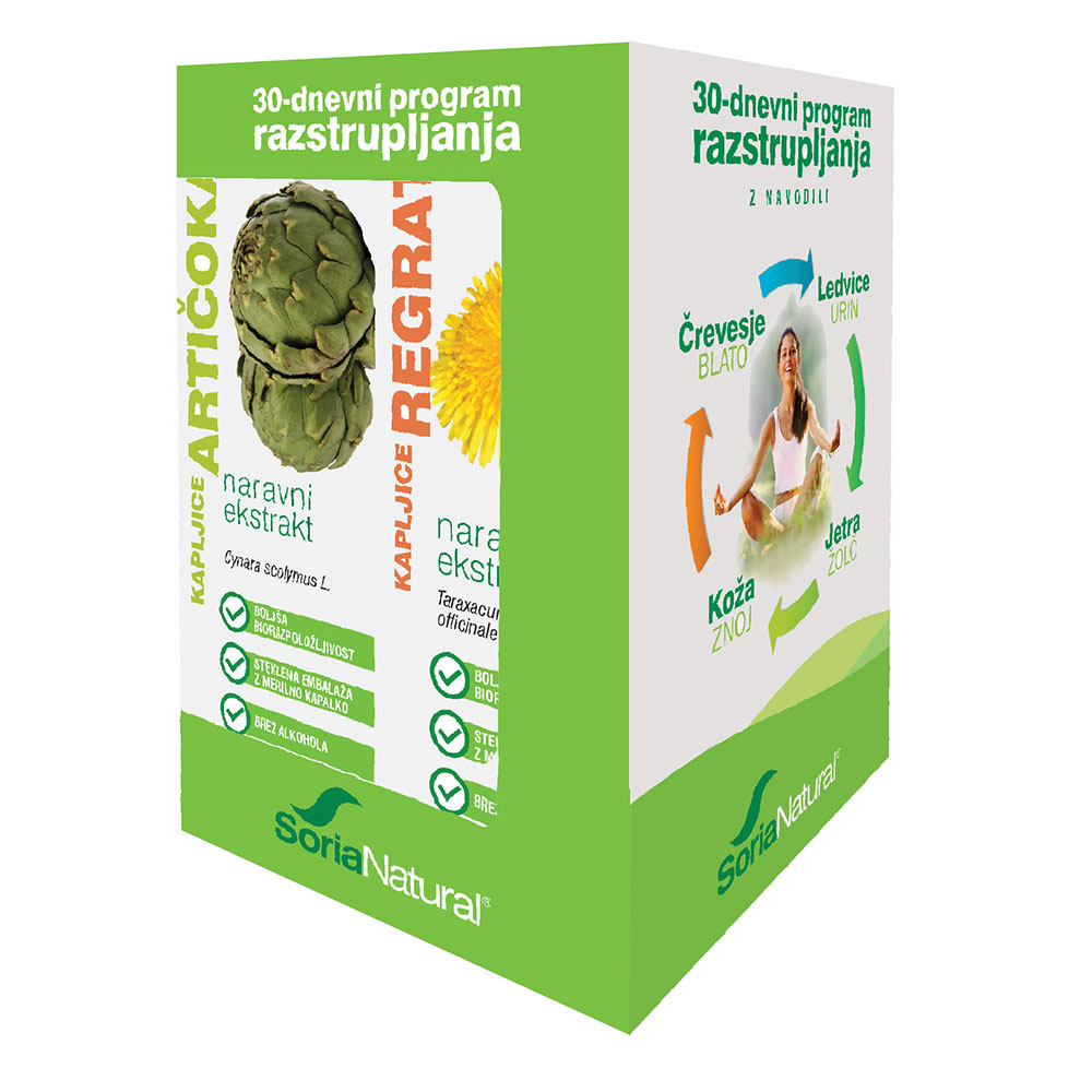 Soria Natural, paket za 30 dni razstrupljanja (4 x 50 ml)
