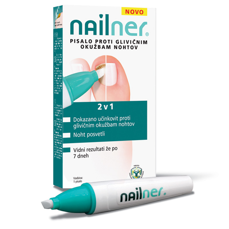 Nailner Pen 2v1, pisalo proti glivicam na nohtih (4 ml)