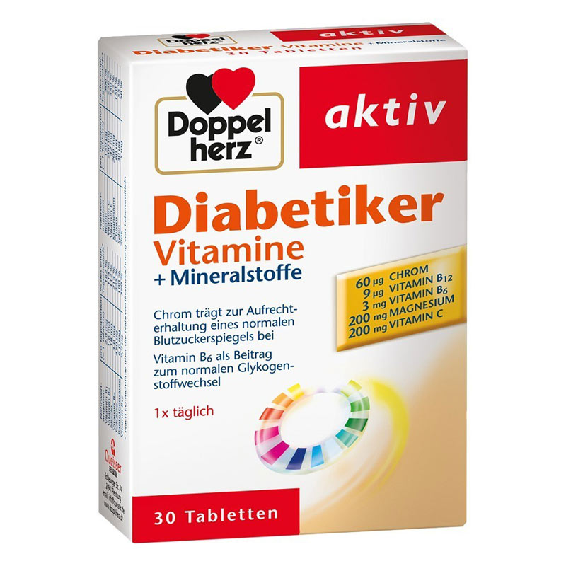 Doppelherz Aktiv Diabetiker vitamini, tablete (30 tablet)