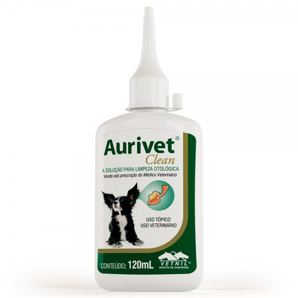 Vetnil Aurivet Clean, tekočina za čiščenje ušes (120 ml)