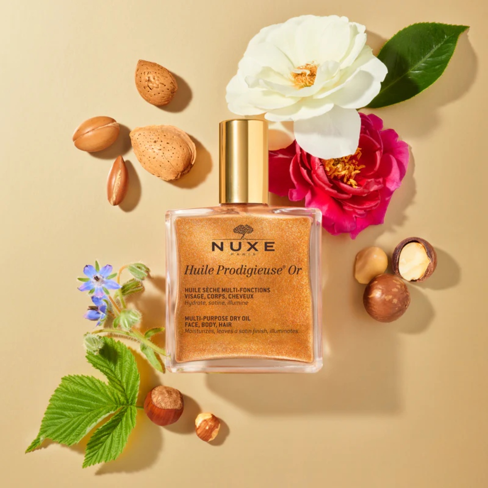 Nuxe, suho olje z zlatim leskom - 50 ml