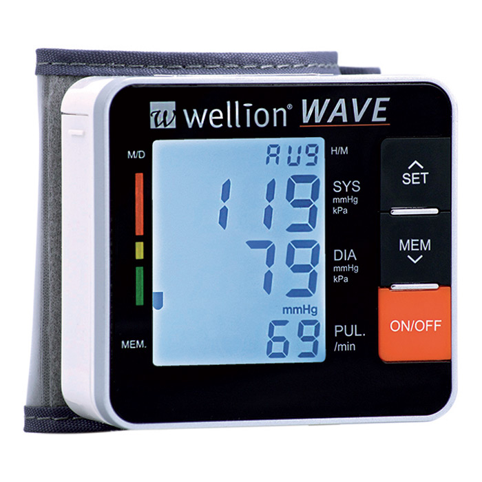 Wellion Wave, zapestni merilnik krvnega tlaka (1 komplet)