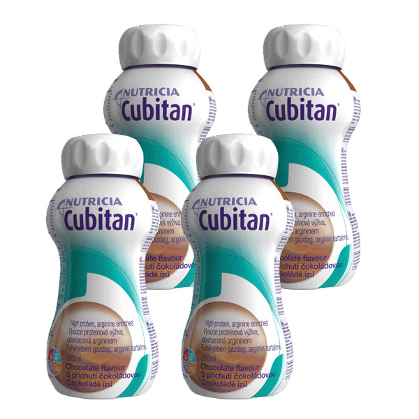 Cubitan napitek, okus čokolada - 4 x 200 ml