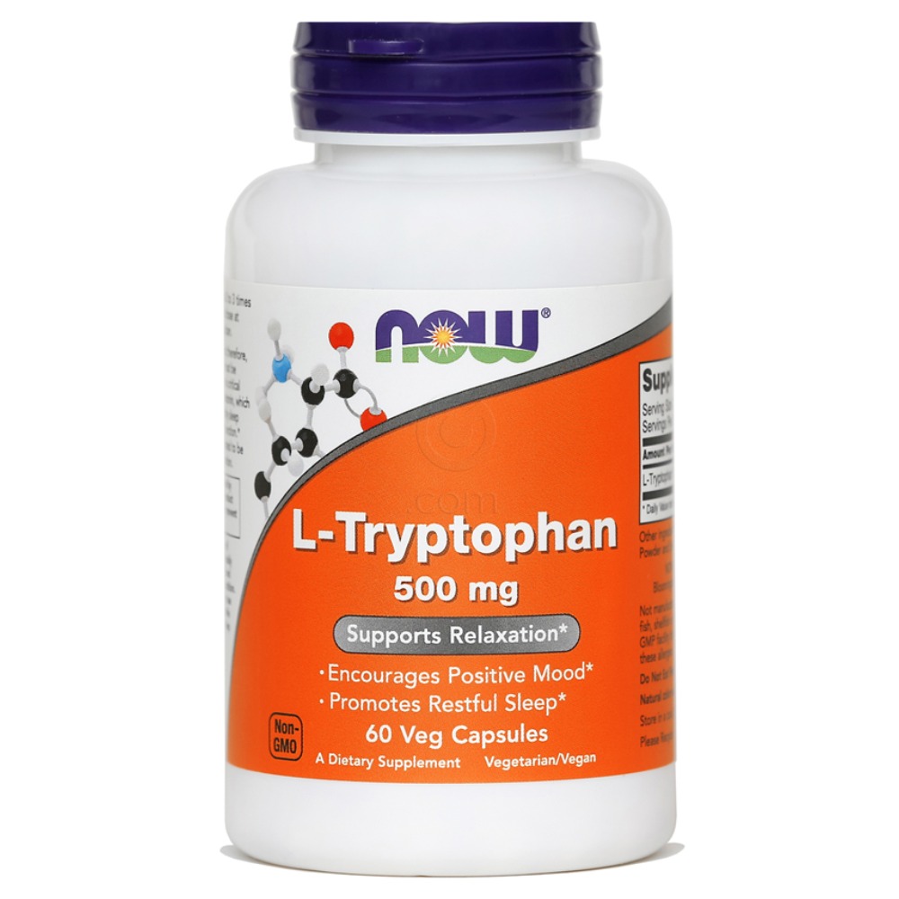 L-Triptofan NOW, kapsule (60 kapsul)
