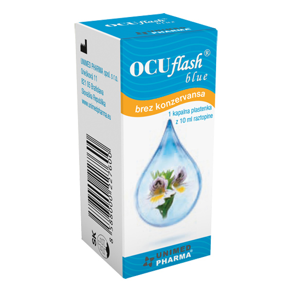 OCUflash Blue, kapljice za oko (10 ml)