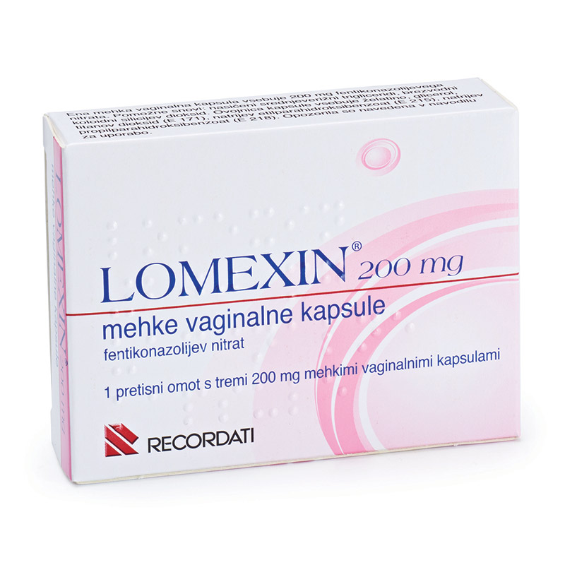 Lomexin 200 mg, mehke vaginalne kapsule