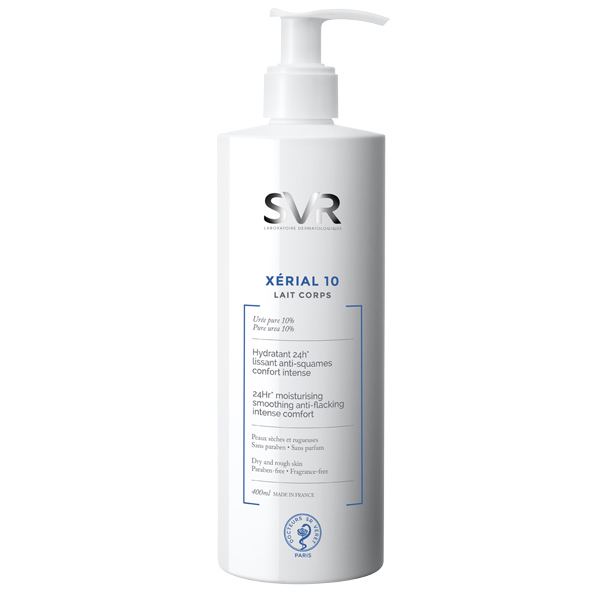 SVR Xerial 10, mleko za suho in luskasto kožo telesa - 400 ml 