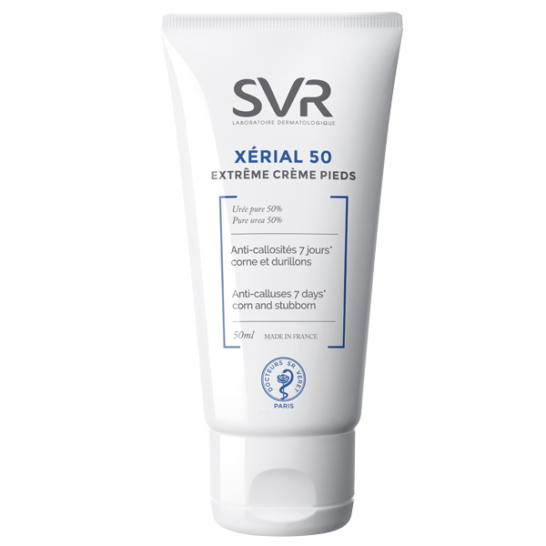 SVR Xerial 50 Extreme, krema za otiščance in zadebeljeno kožo na stopalih (50 ml)