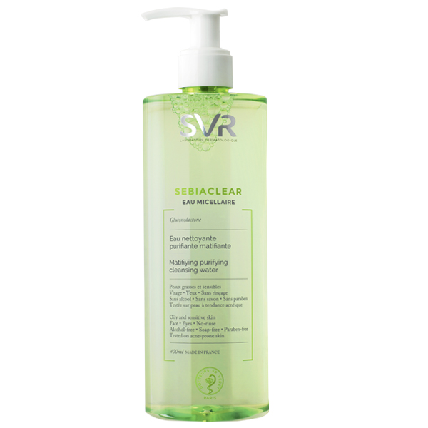 SVR Sebiaclear, micelarna voda za čiščenje mastne kože (400 ml)