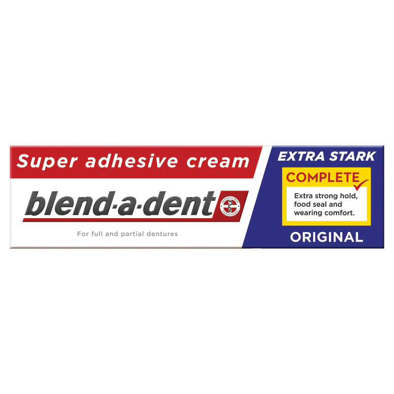 Blend-a-dent, pričvrstilna krema za zobne proteze - original (47 ml)