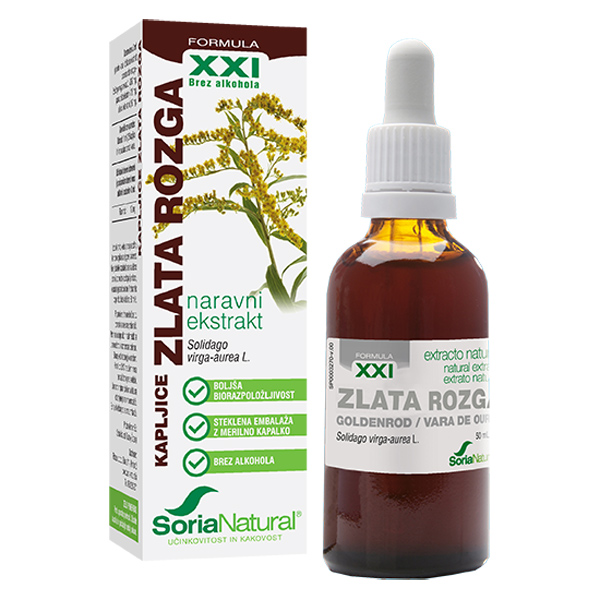 Soria Natural Zlata rozga XXI, kapljice (50 ml)