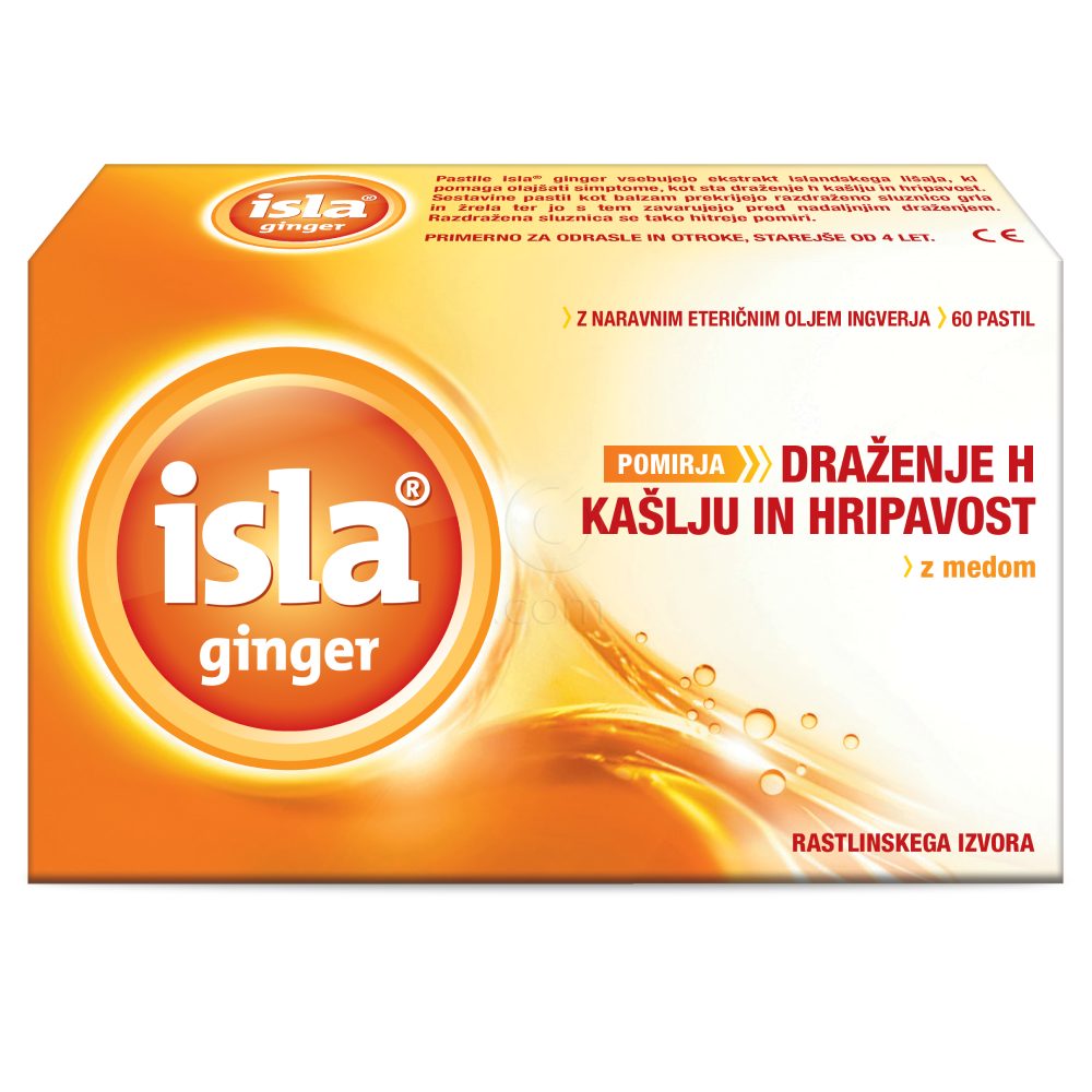 Isla ingver, pastile (60 pastil)