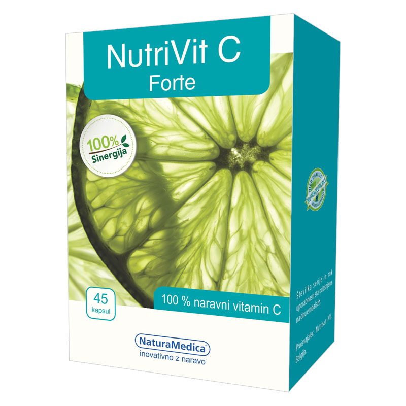 Nutrivit C Forte Vitamin C, kapsule (45 kapsul)