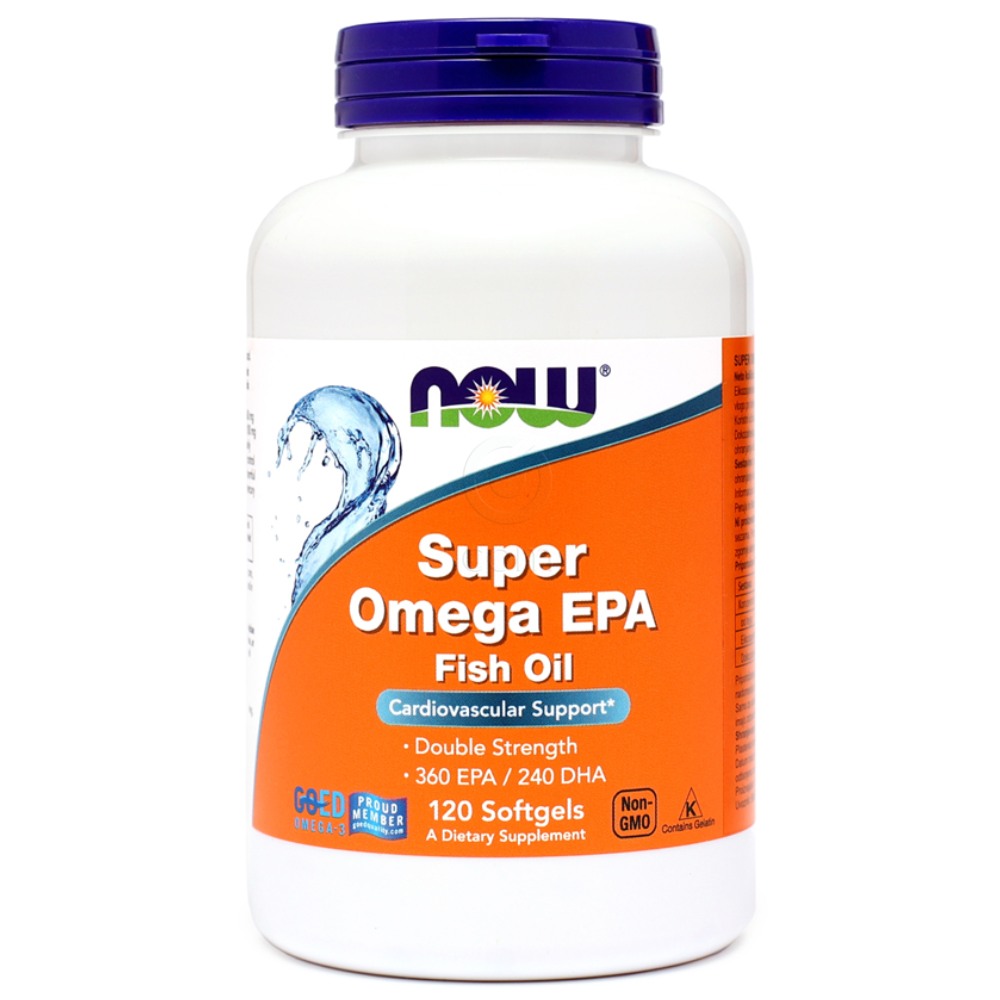 Super Omega-3 EPA NOW, kapsule (120 kapsul)
