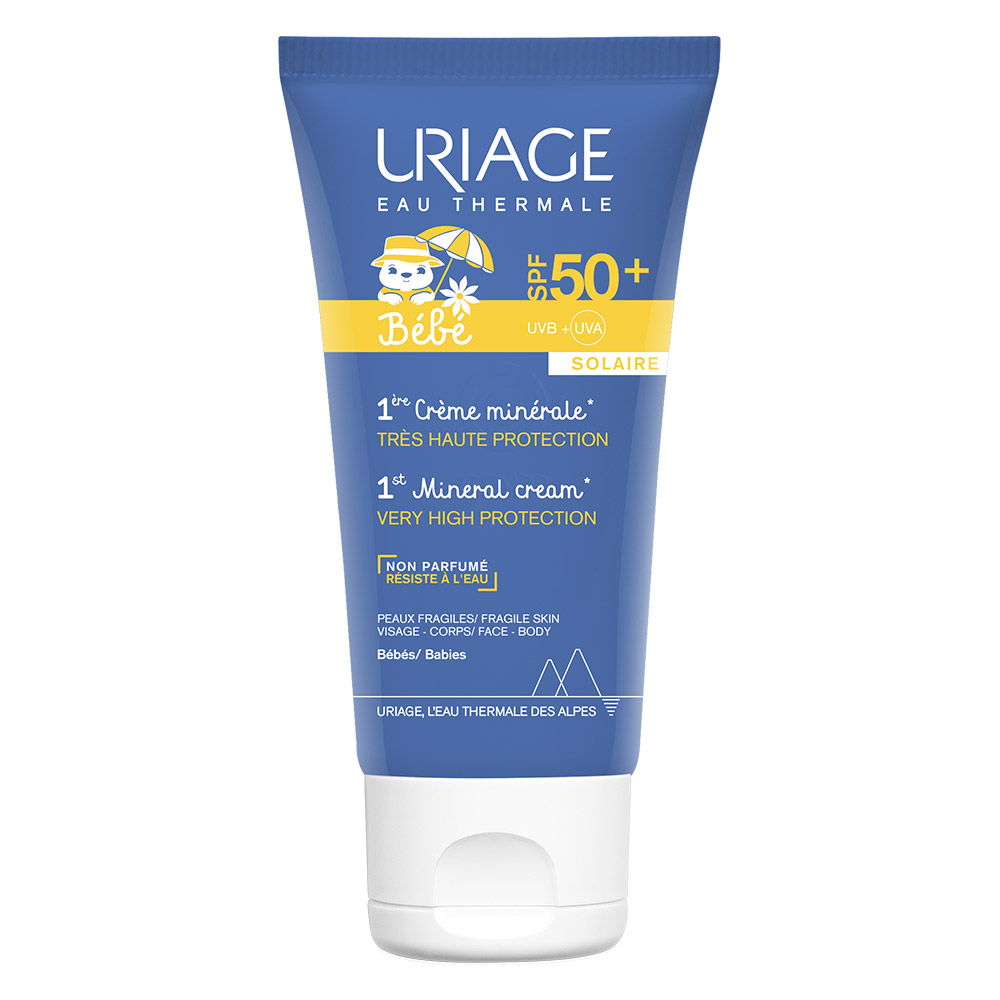 Uriage 1er Bébé, prva mineralna krema - ZF50+ (50 ml)