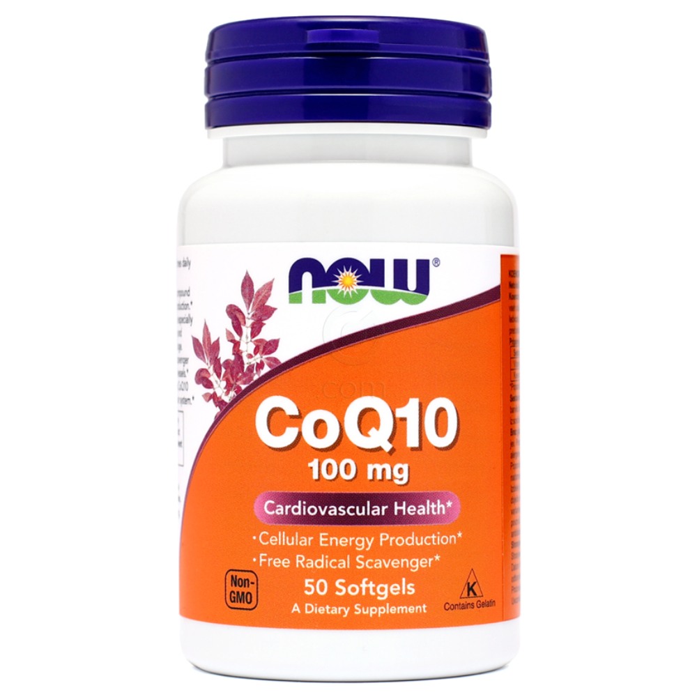 Koencim Q10 100 mg NOW, kapsule (50 mehkih kapsul)