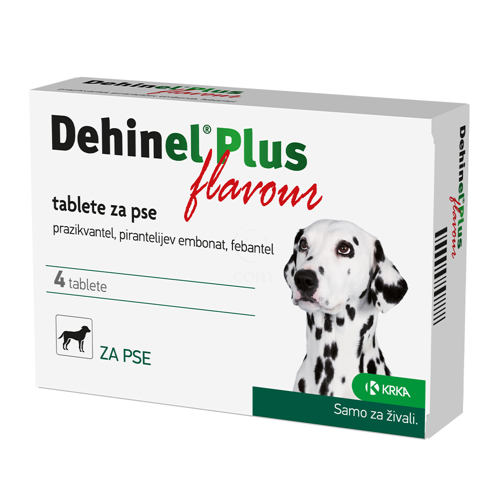 Dehinel Plus Flavour Krka, tablete za pse (4 tablete)