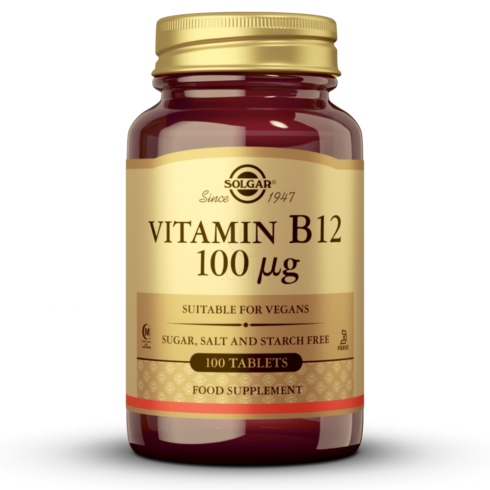 Solgar Vitamin B12 100 μg, tablete (100 tablet)
