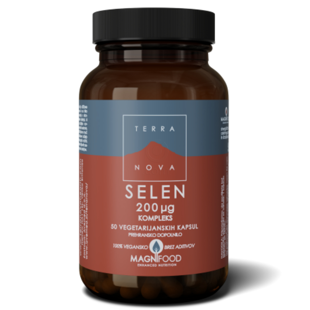 Terranova Selen 200 ug Kompleks, kapsule (50 kapsul)
