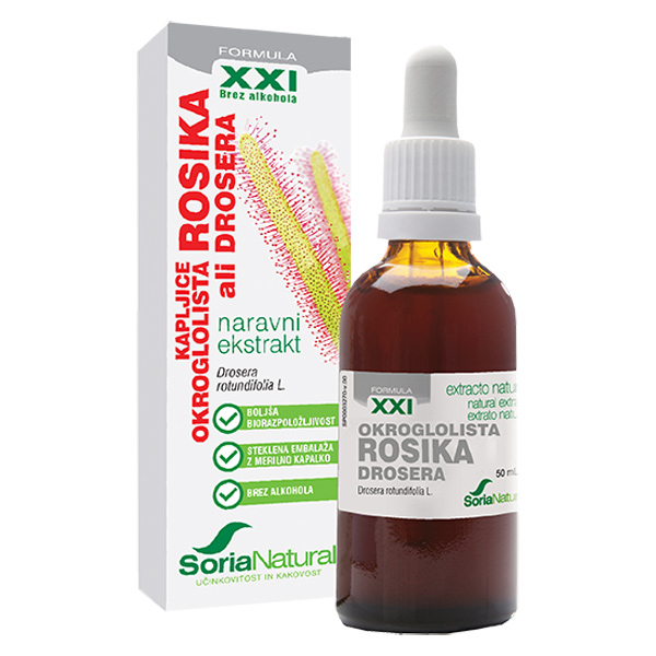 Soria Natural Okroglolista Rosika XXI, kapljice brez alkohola (50 ml)