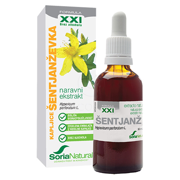 Soria Natural XXI Šentjanževka, brezalkoholne kapljice  (50 ml)