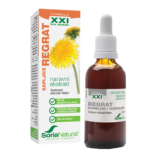 Soria Natural Regrat XXI, kapljice brez alkohola (50 ml)