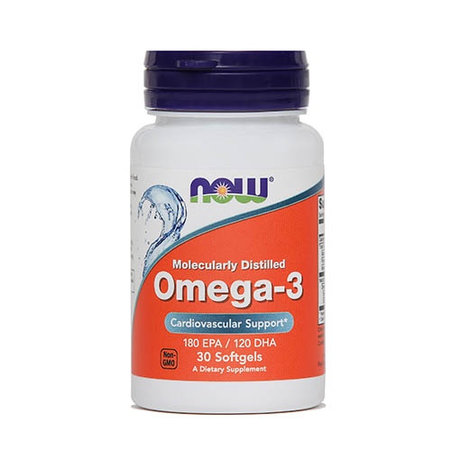 Darilo: Omega-3 1000 mg NOW, 30 mehkih kapsul