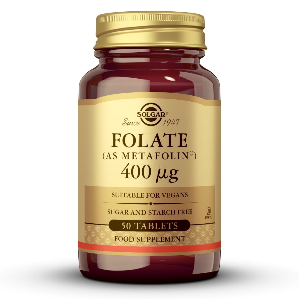 Solgar Folat 400 mcg, tablete (50 tablet)